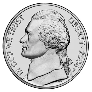 2004 Nickel - P - Peace Medal obverse